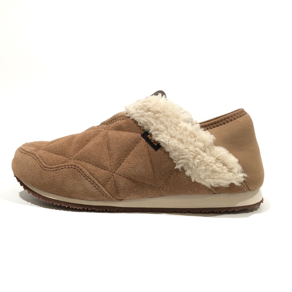 TEVA REEMBER PLUSHED SLIP-ON CAMP SHOES -BURRO TAN -WOMEN’S US 10 -NEW